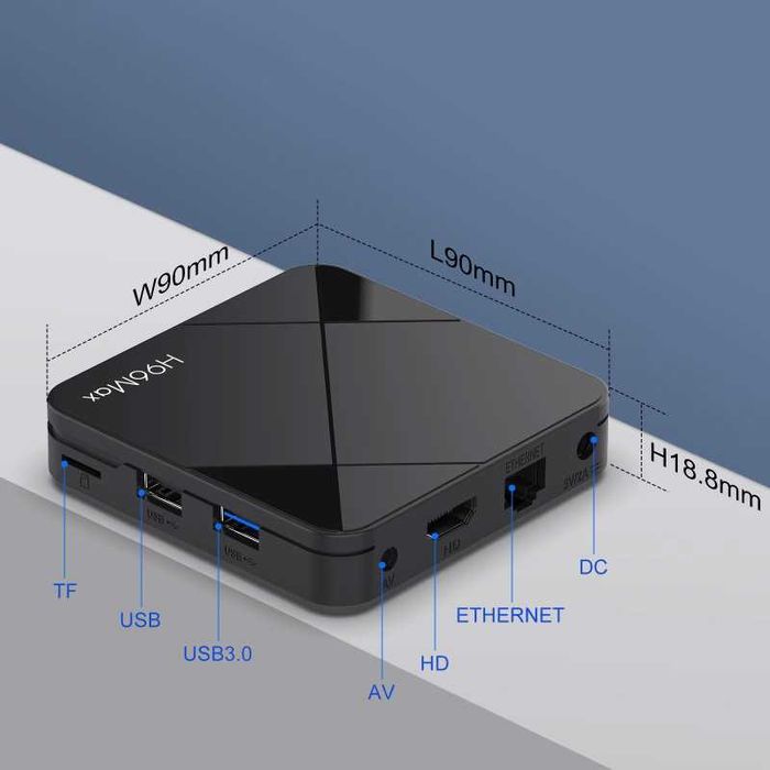 Смарт ТВ приставка H96 Max RK3518 2/16 Гб Android TV 14 Smart Box