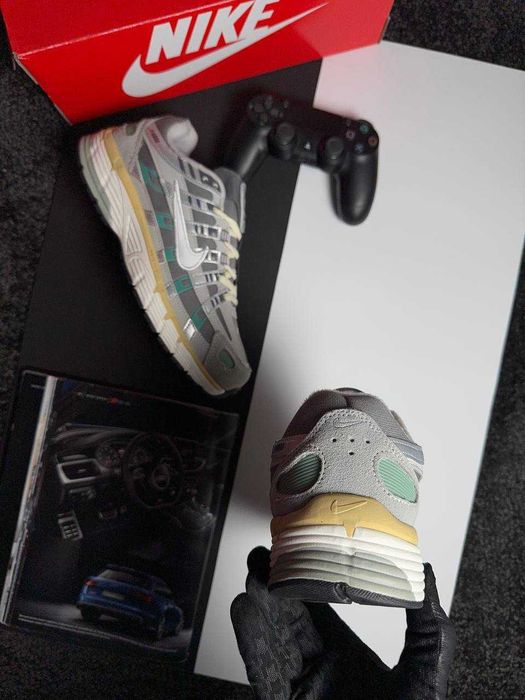 Чоловічі кросівки найк Nike P-6000 Fleece Grey White Mint [41-45]