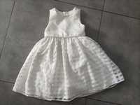 Sukienka dziewczęca Biała rozmiar 110 (4larka)