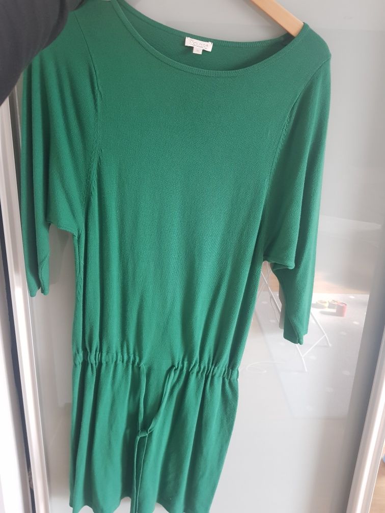 Sukienka Solar zielona butelkowa r S