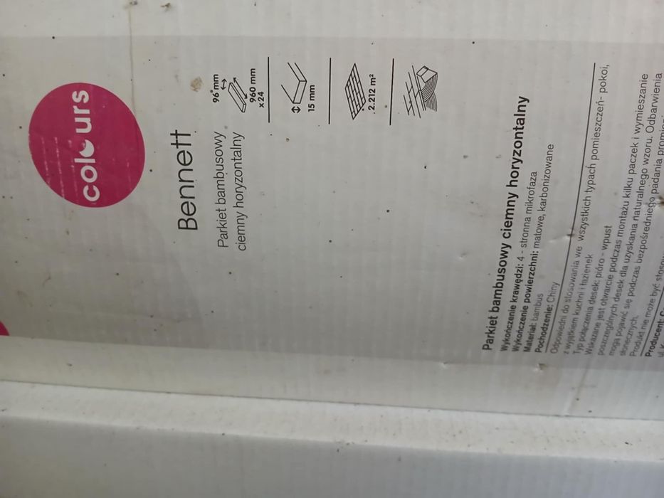 Sprzedam podłogę bambusowa nowa.