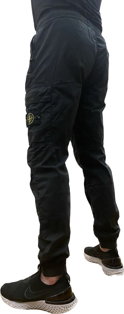 Штани чоловічі STONE ISLAND Supima Cargo Pants Black! Оригінал.