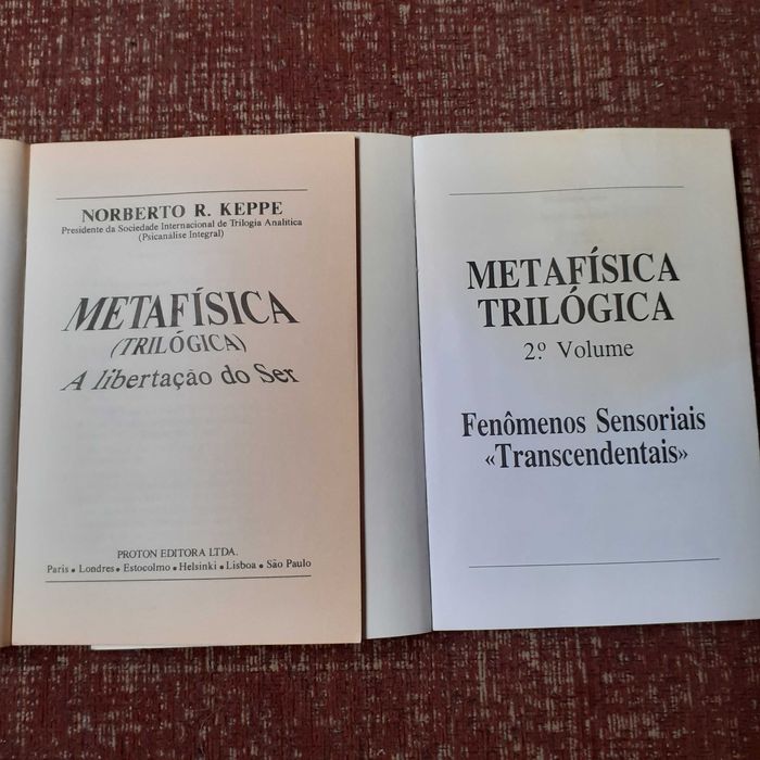 Metafísica Trilógica-A libertação do ser e FSensoriais Transcendentais