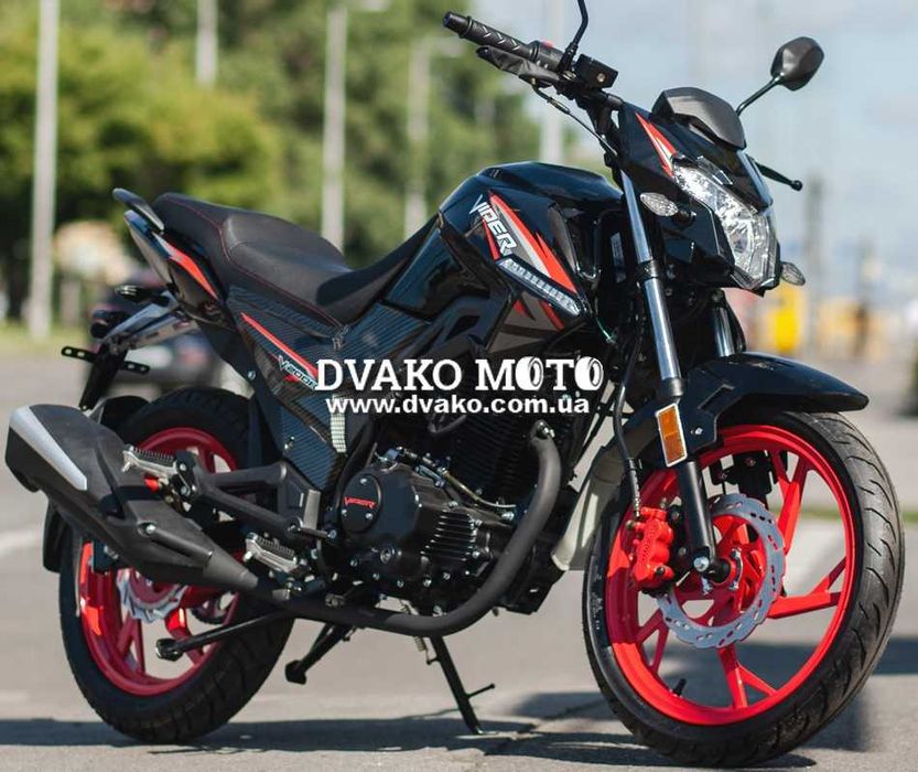 Новый Мотоцикл Viper ZS200A-3 Чёрный, Сервис(МОТОСАЛОН)!!