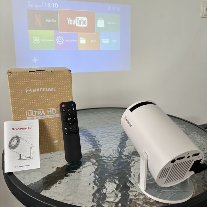 SMART-Android 4K Проектор MAGCUBIC HY-300 PRO BT5.0 WiFi
