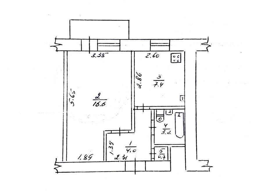 Продам 1-кімнатну квартиру в центрі міста!