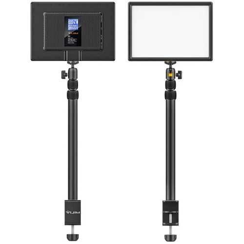 Lampa wideo LED ze statywem biurkowym 2 szt