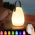 Bezprzewodowa lampa stołowa z możliwością ładowania 8 kolorów RGB 26cm