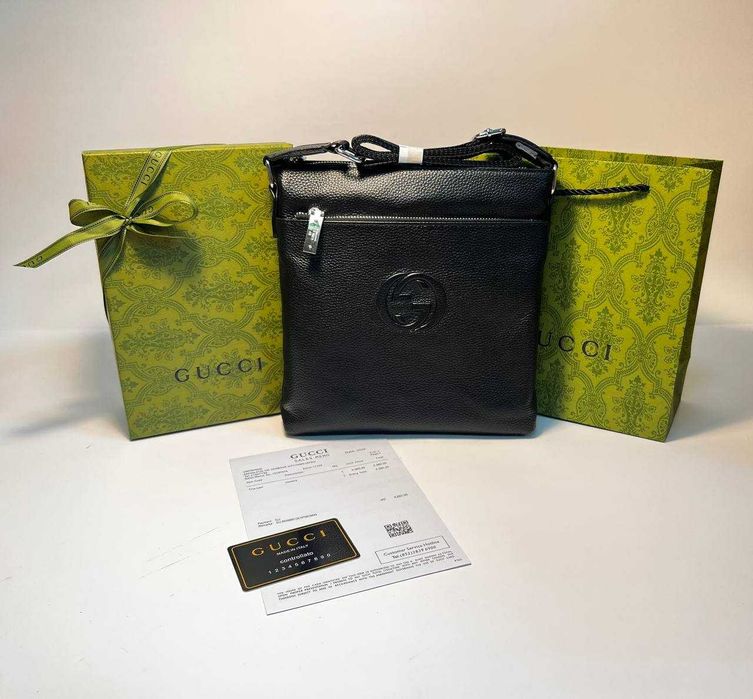 Męska torba torebka Listonoszka, skóra 66281-1