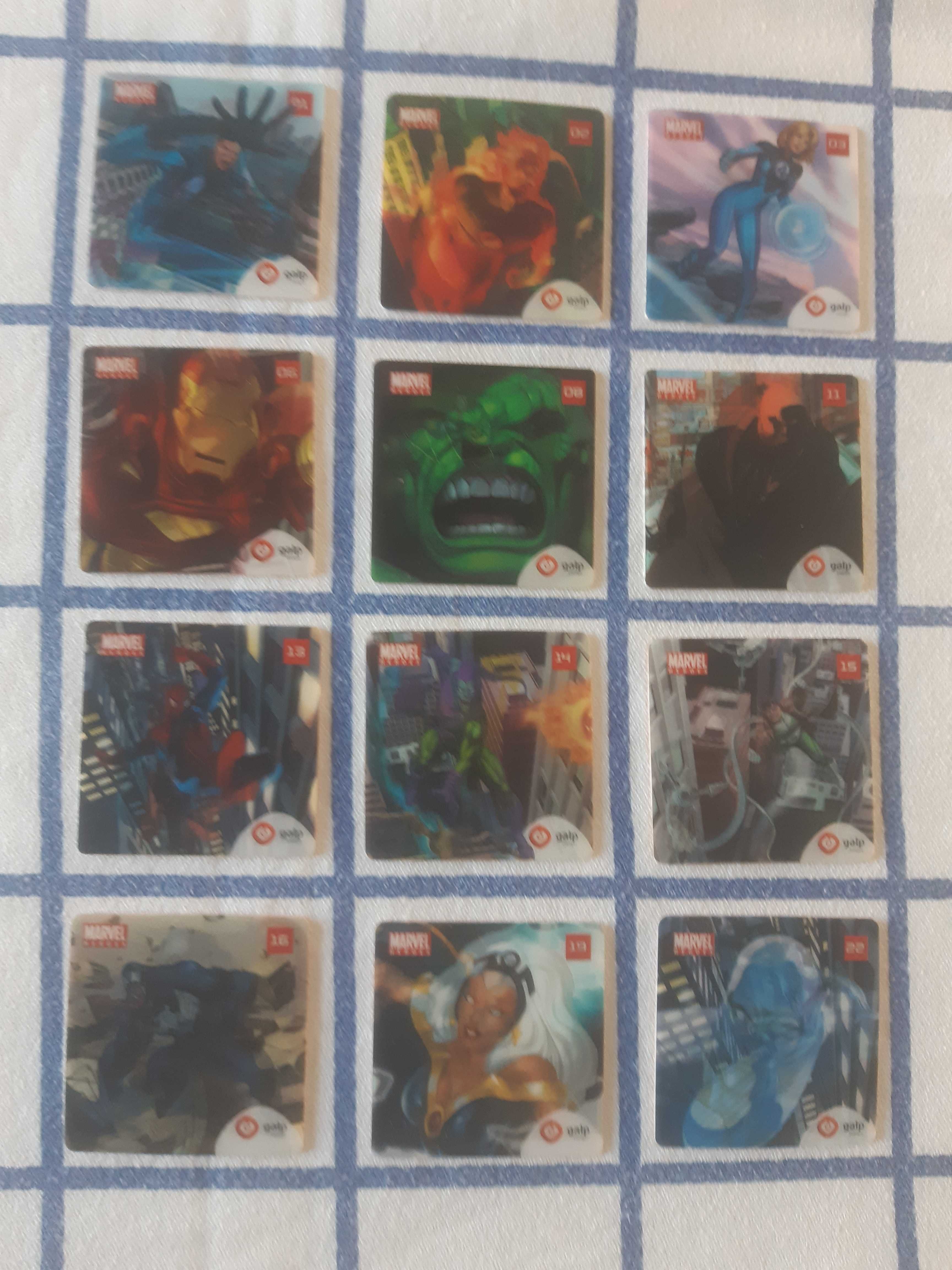 Cromos Holográficos Marvel / GALP