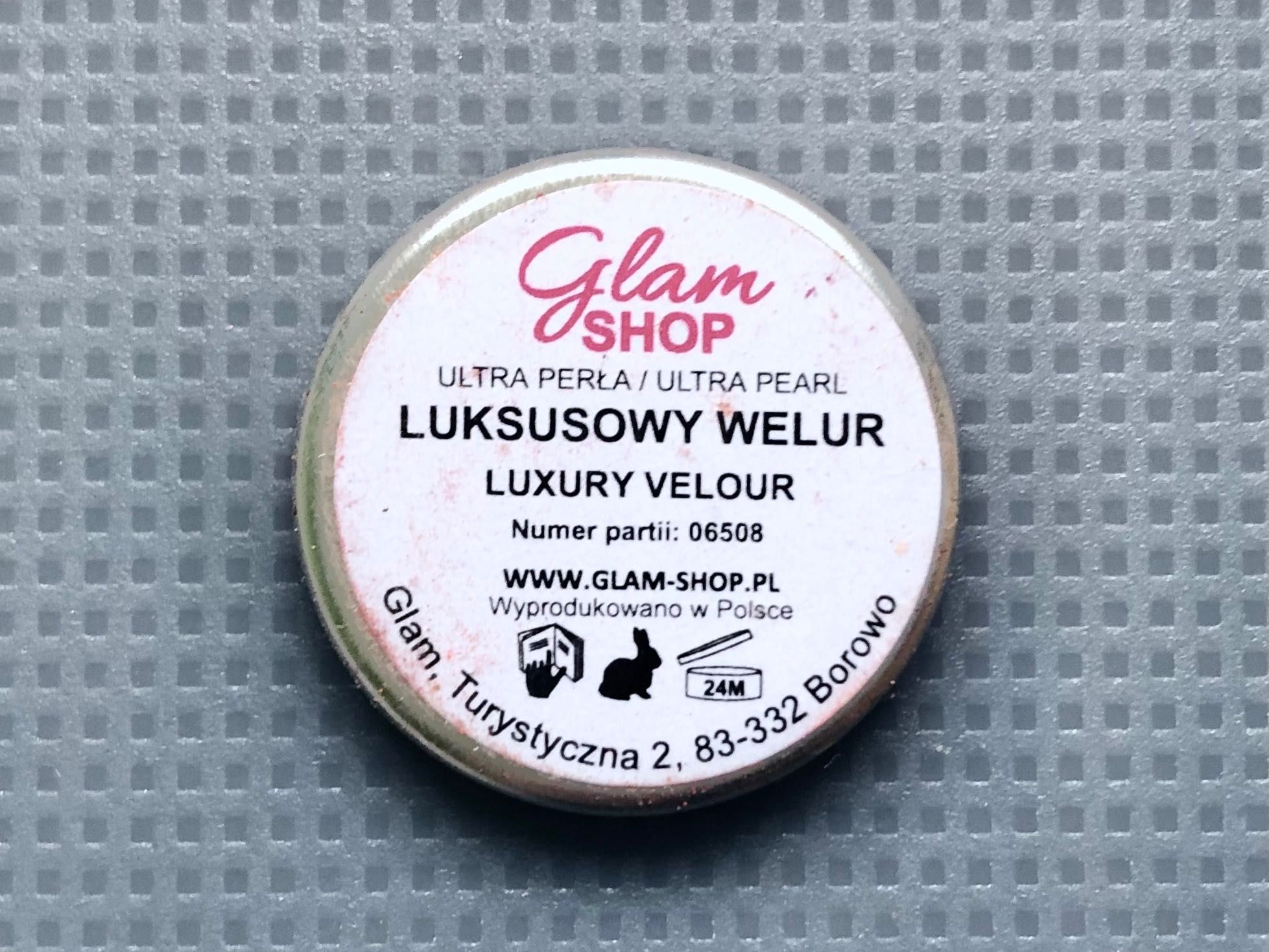 cień turbo pigment/glow „Luksusowy Welur”, GlamShop, Glam Shop