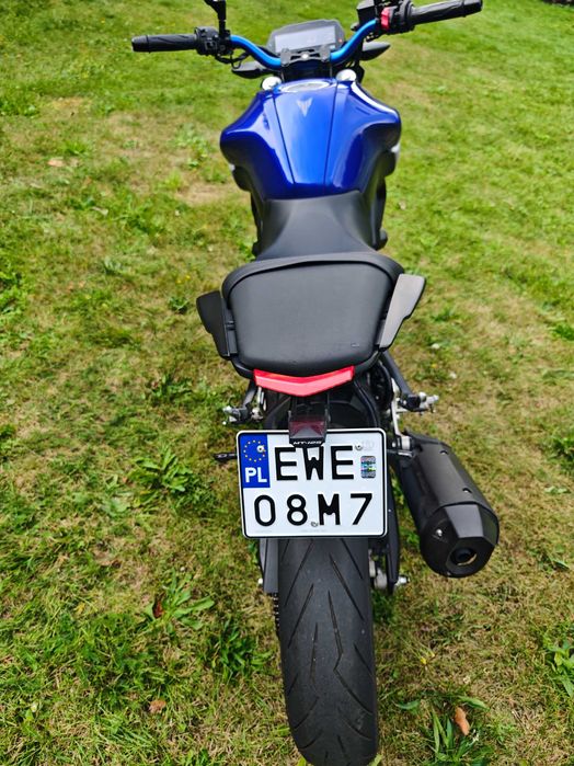 Yamaha Mt125, 2021r, Rizoma, Led, kat B, A1, 15KM