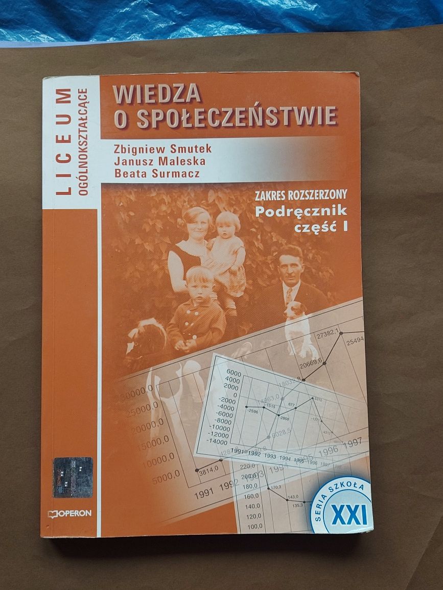 Książka Wiedza o Społeczeństwie 1   2005rok