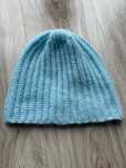 Niebieska czapka handmade