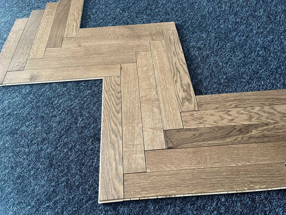 Jodełka klasyczna dębowa 11x68x470 Lakier - Select