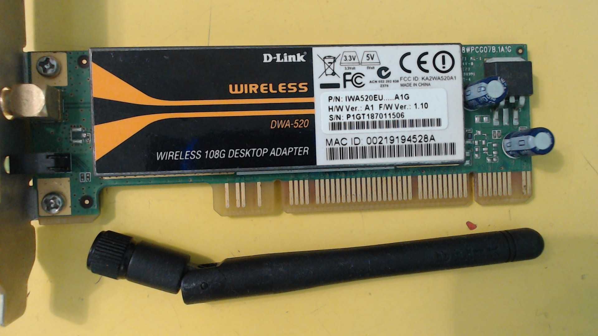 Wi-Fi адаптер D-Link DWА-520