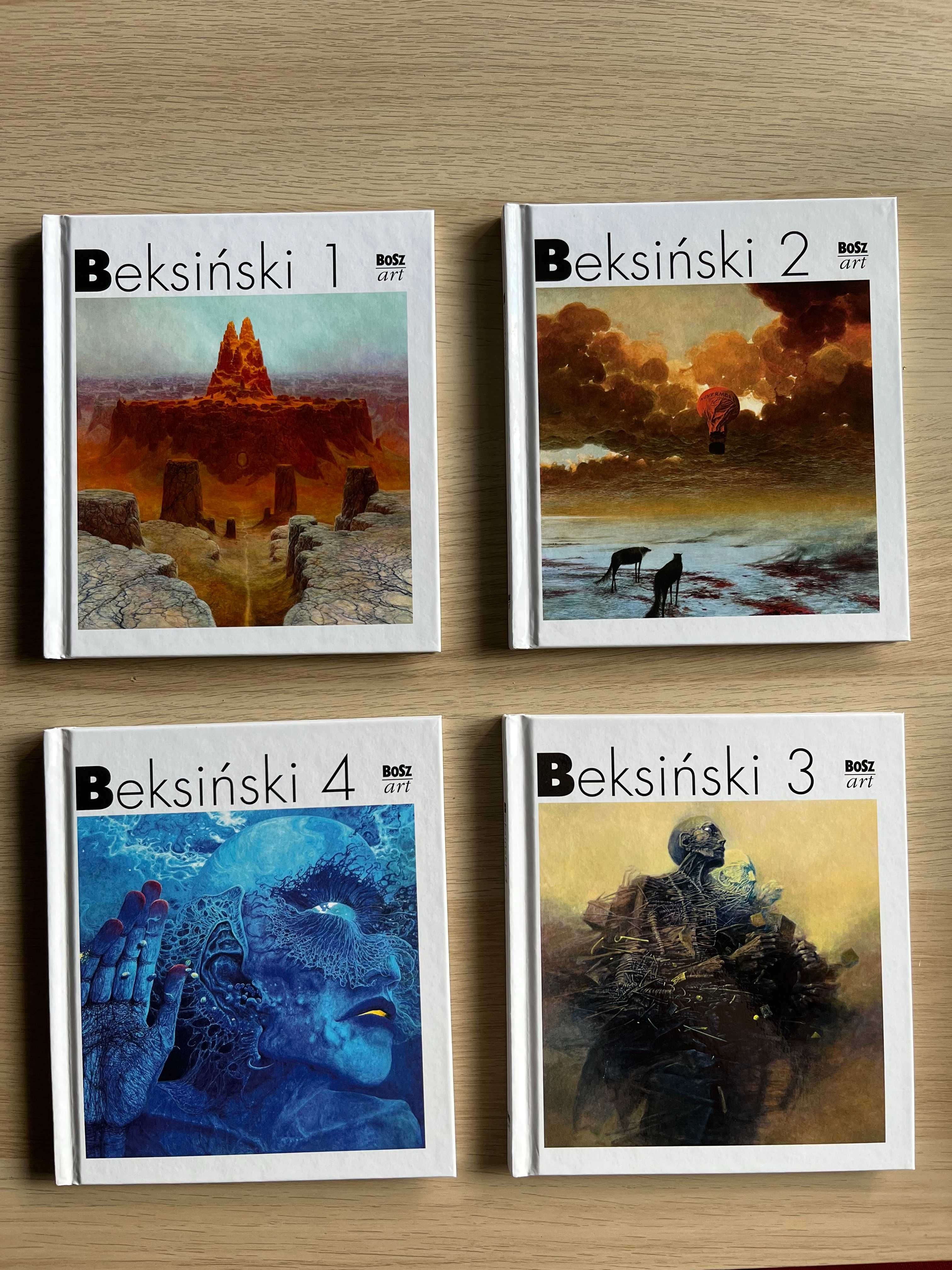 Beksiński album 1-4 w obwolucie ; Bosz ; stan idealny