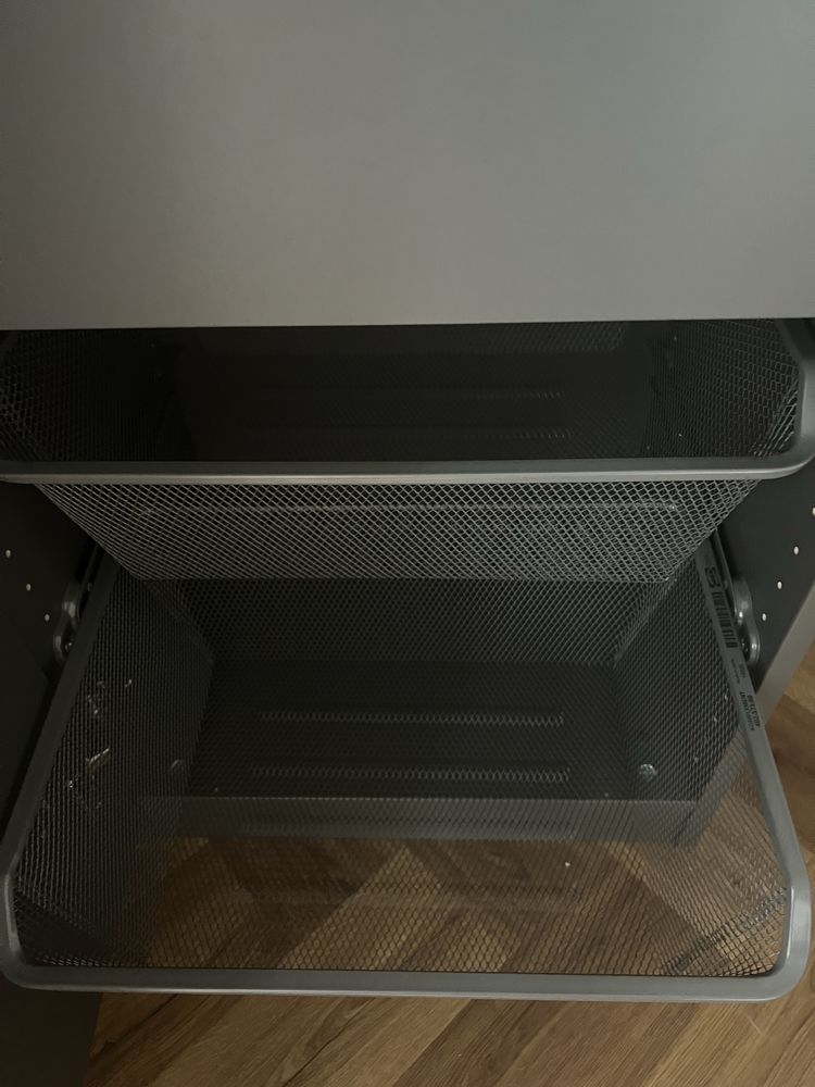 Szafa Ikea Pax 50x37x236 ciemnoszara