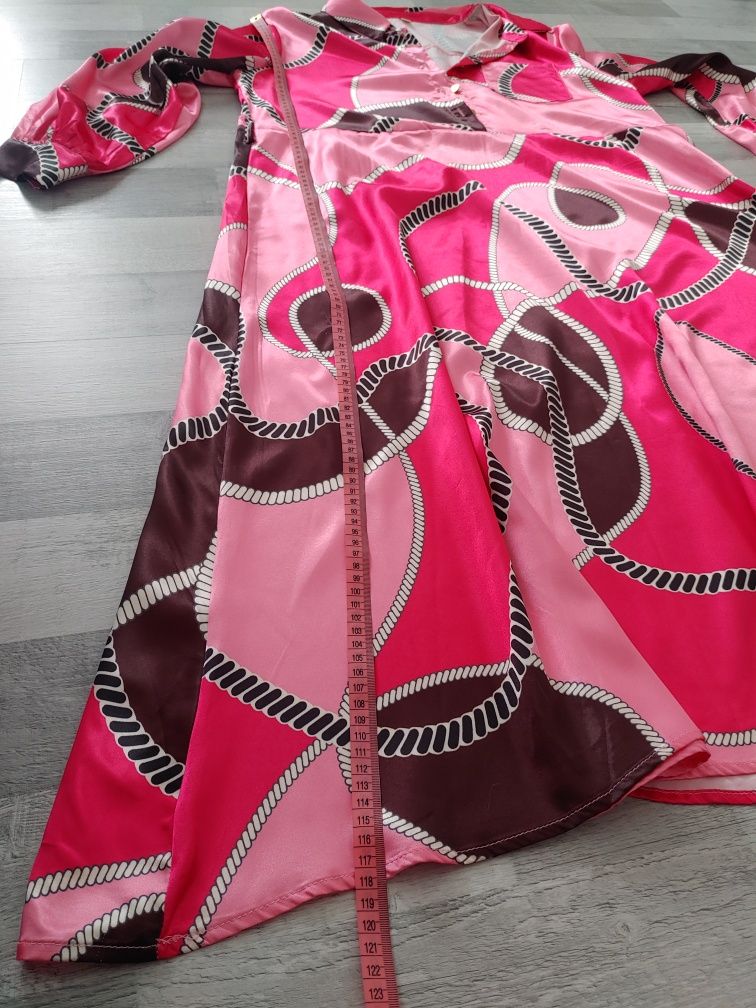 Sukienka pink wzory L
