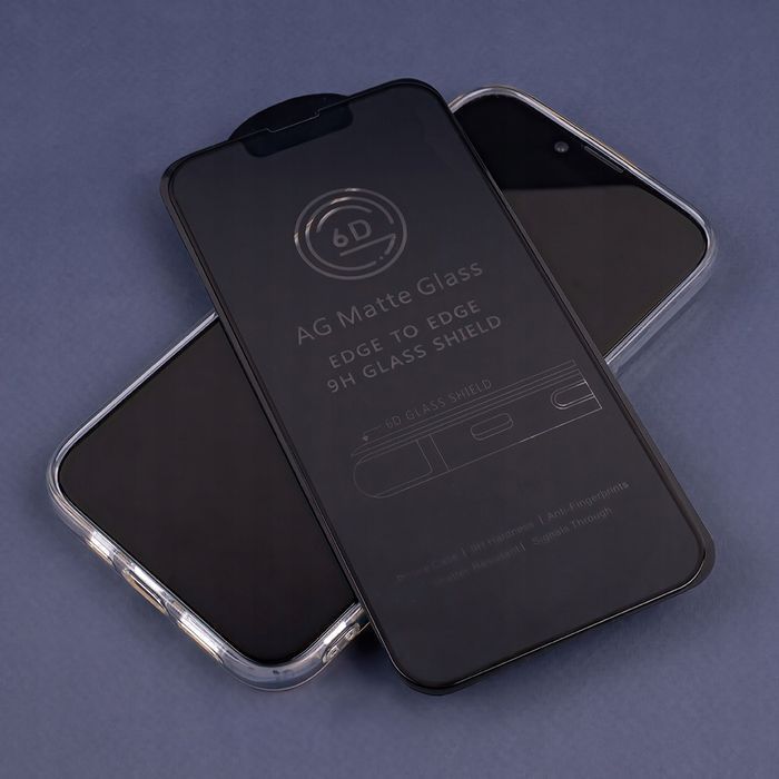 Szkło Hartowane 6D Do Iphone 15 Pro 6,1" Matowe