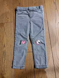 Spodnie jeansy dla dziewczynki Sinsay r.104