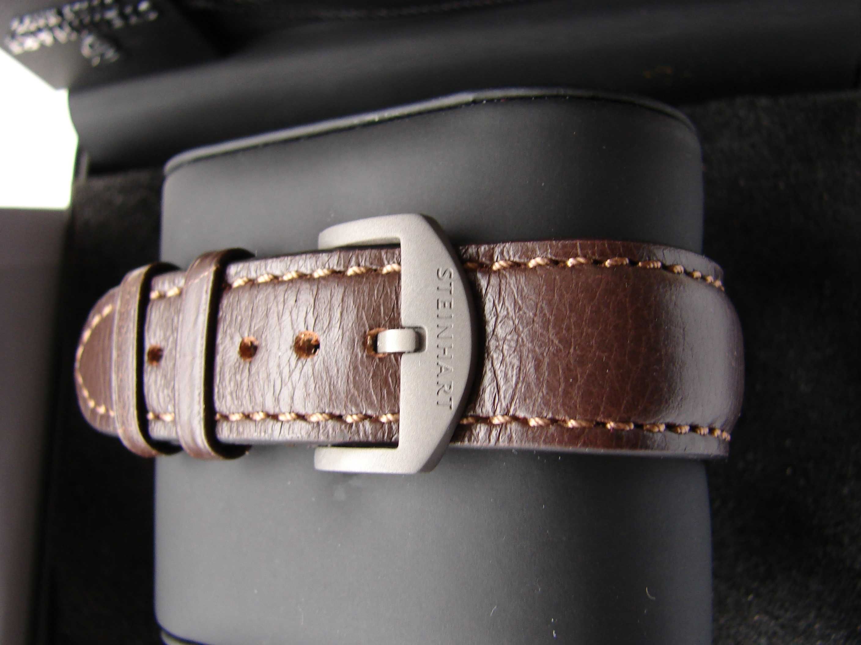 Zegarek automatyczny tytan Swiss ETA szafir Pilot Steinhart tool watch