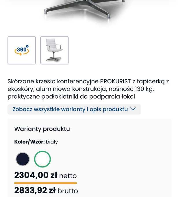 fotel do biurka kręcony czarny chrom krzesło konferencyjne biurko stół