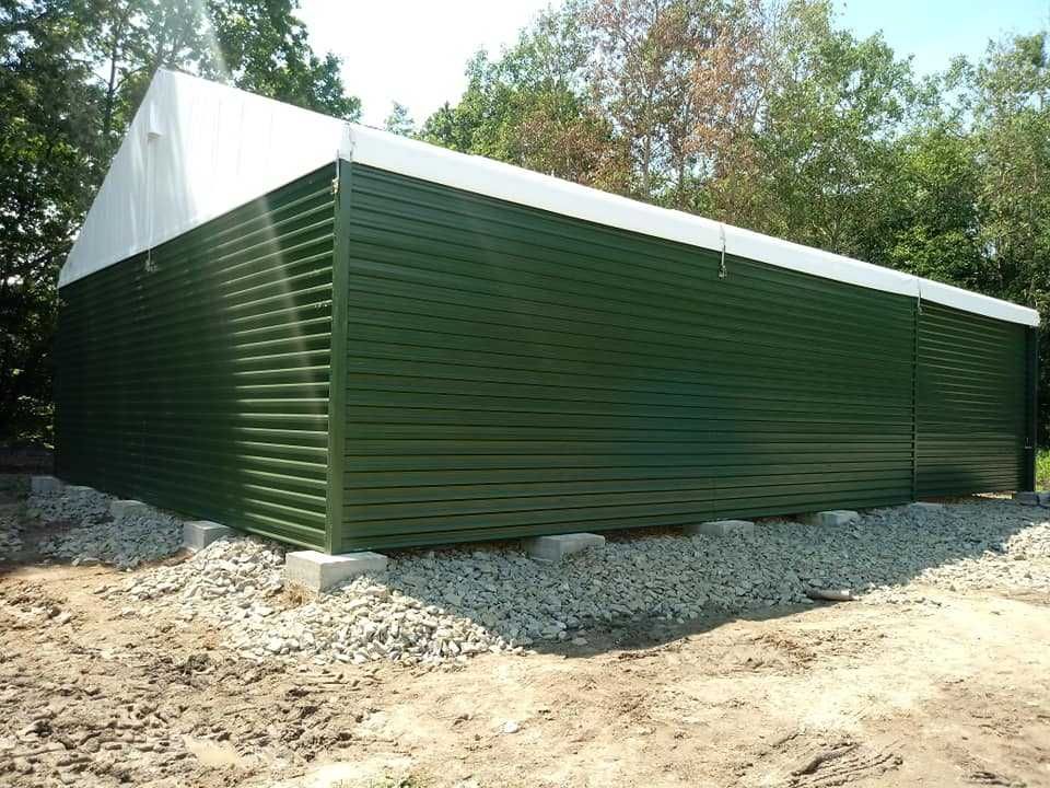 Hala namiotowa, Hala magazynowa, Hala przemysłowa magazyn 10x15x3m