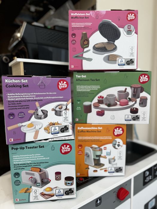 Деревʼяна дитяча кухня Lupilu, Ikea, органайзери до дитячої кухні