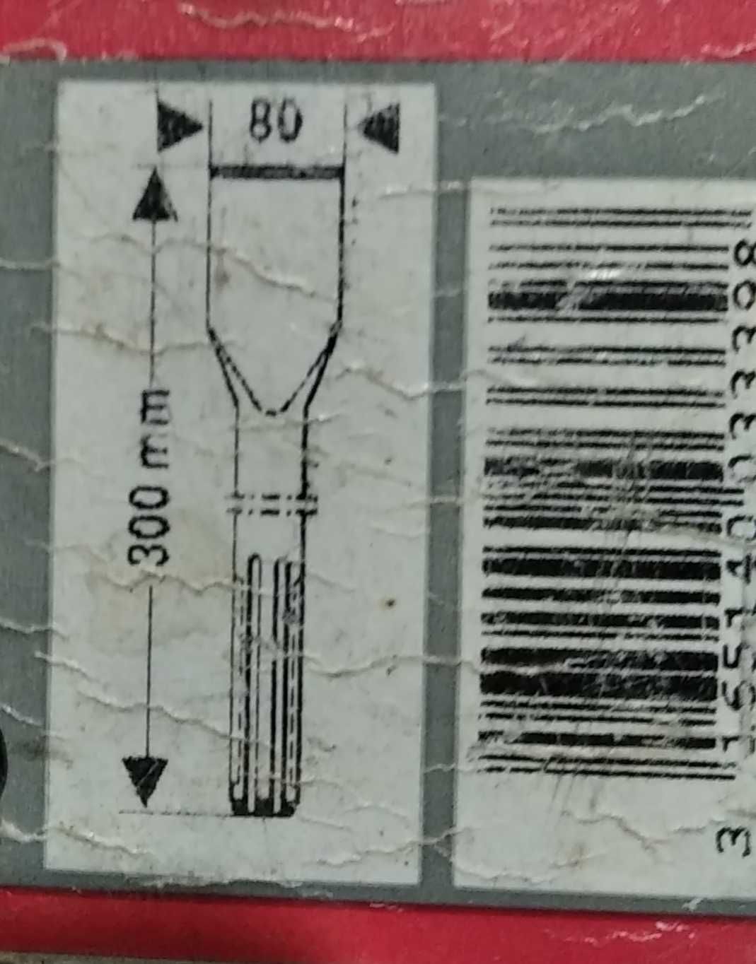 1 ponteiro e 2 escopros para Hitachi ou Ryobi SDS Max Bosch