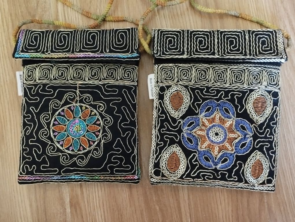 Сумочки, кошельки женские Пакистан, восточная сумочка, кошелёк вышитый