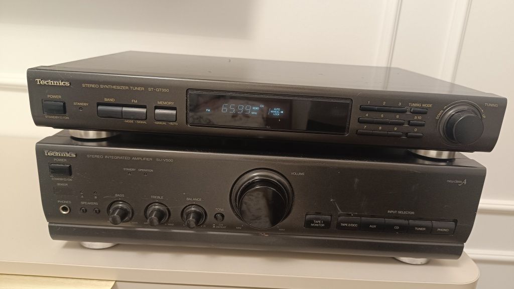 Wzmacniacz + tuner Technics SU-V500 ST-GT350