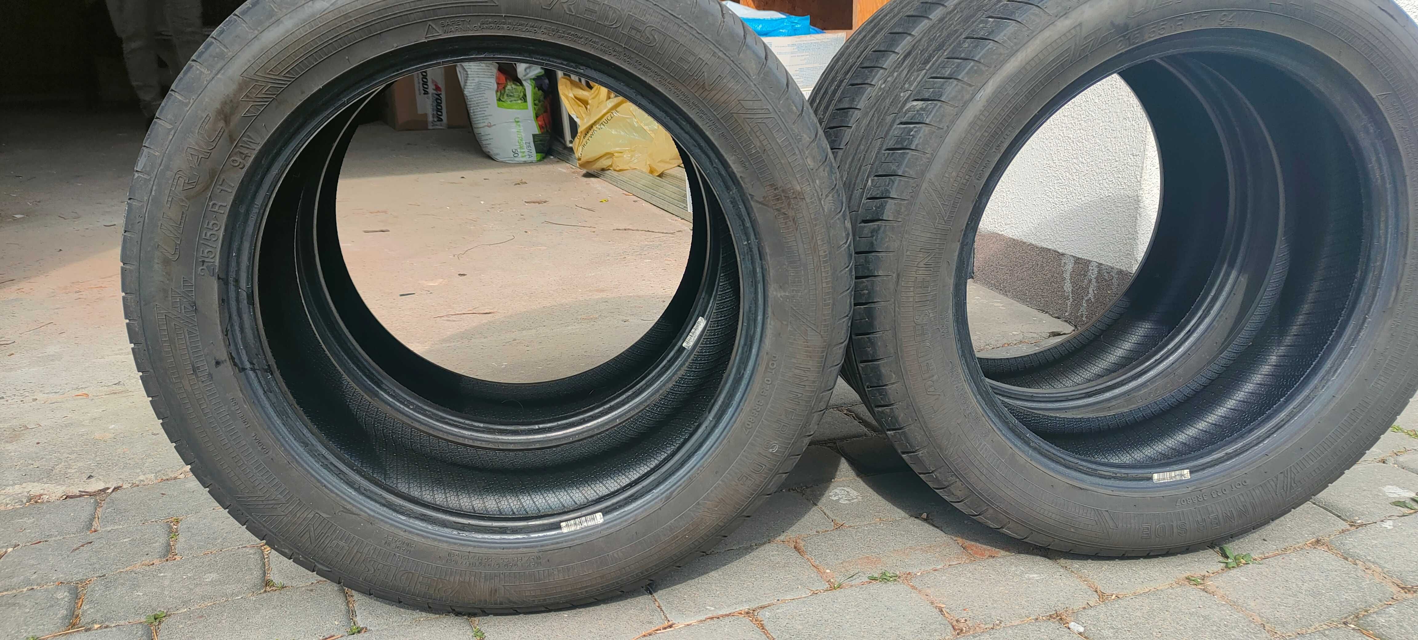 Sprzedam opony letnie 215/55R17