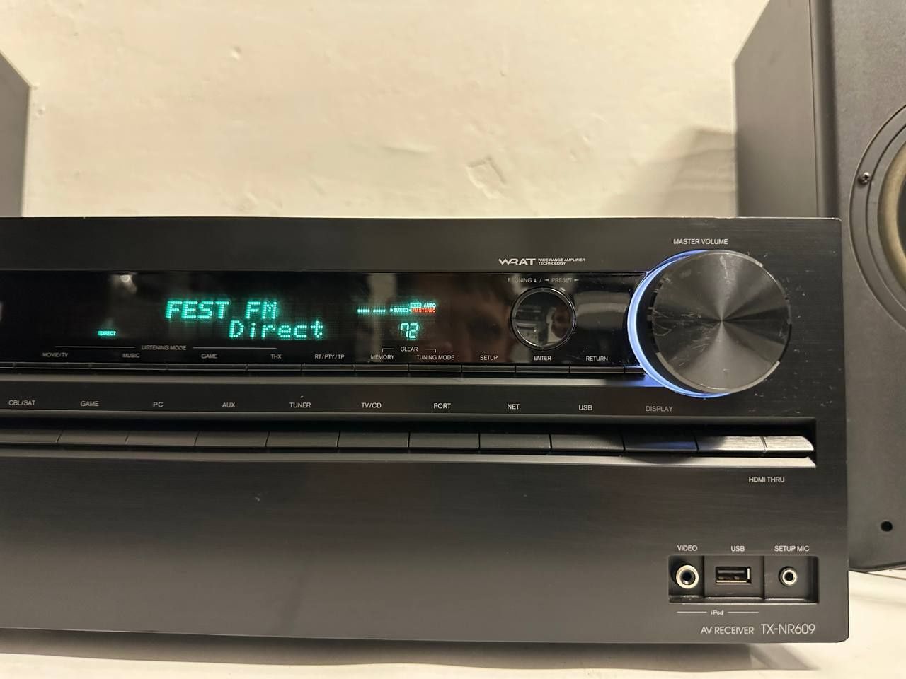7.2 Аmplituner ONKYO TX-NR609, *7x160 Вт, HDMI, USB,LAN,