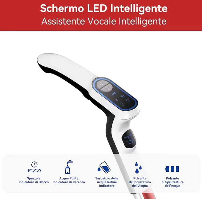 Безпровідний акумуляторний пилосос Redkey rubino 3в1