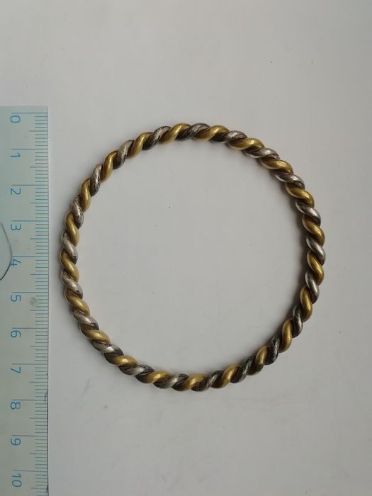 Bransoleta lecznicza , przeciw reumatyczne , srebrno miedziana