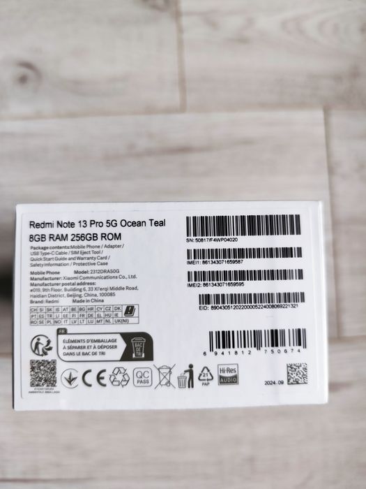 Sprzedam Smartfon Xiaomi Redmi Note 13 pro 5G 8/256
