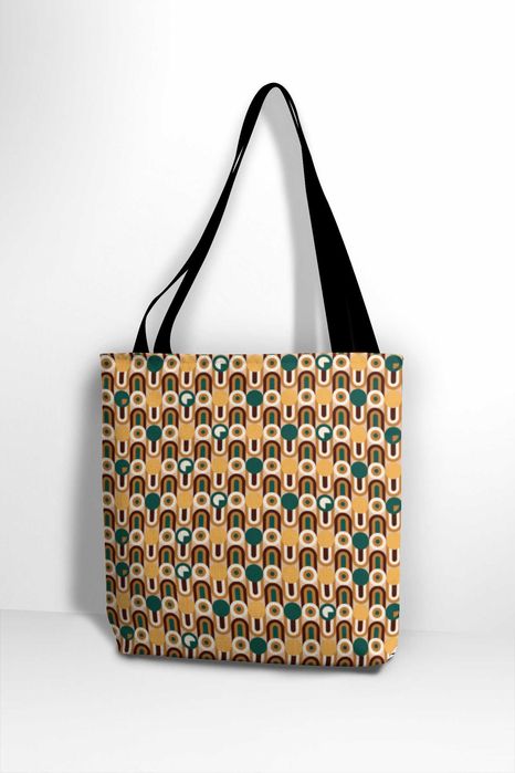 Tote Bag Personalizada Tema África Viva tamanho 40 x 40 cm # 1001