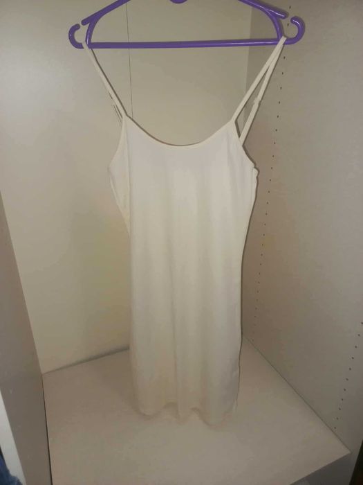 Kremowa bazowa sukienka/ halka Orsay rozmiar S