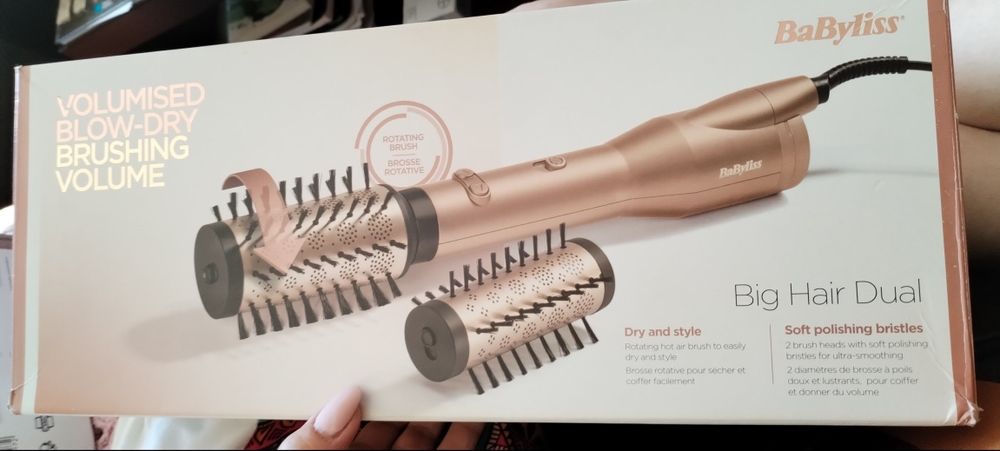 Escova Secadora giratória BaByliss
Escova Secadora Modeladora Big Hai