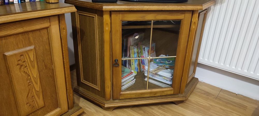 Zestaw mebli dębowych super stan