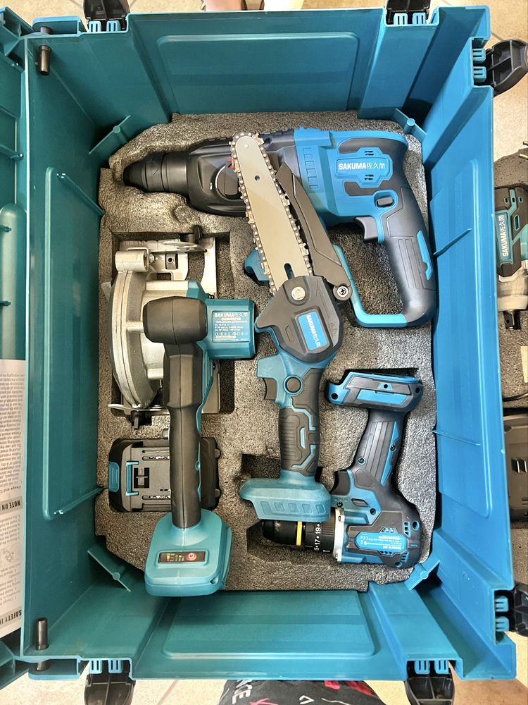 Набор аккумуляторного инструмента SAKUMA BLUE CX6T