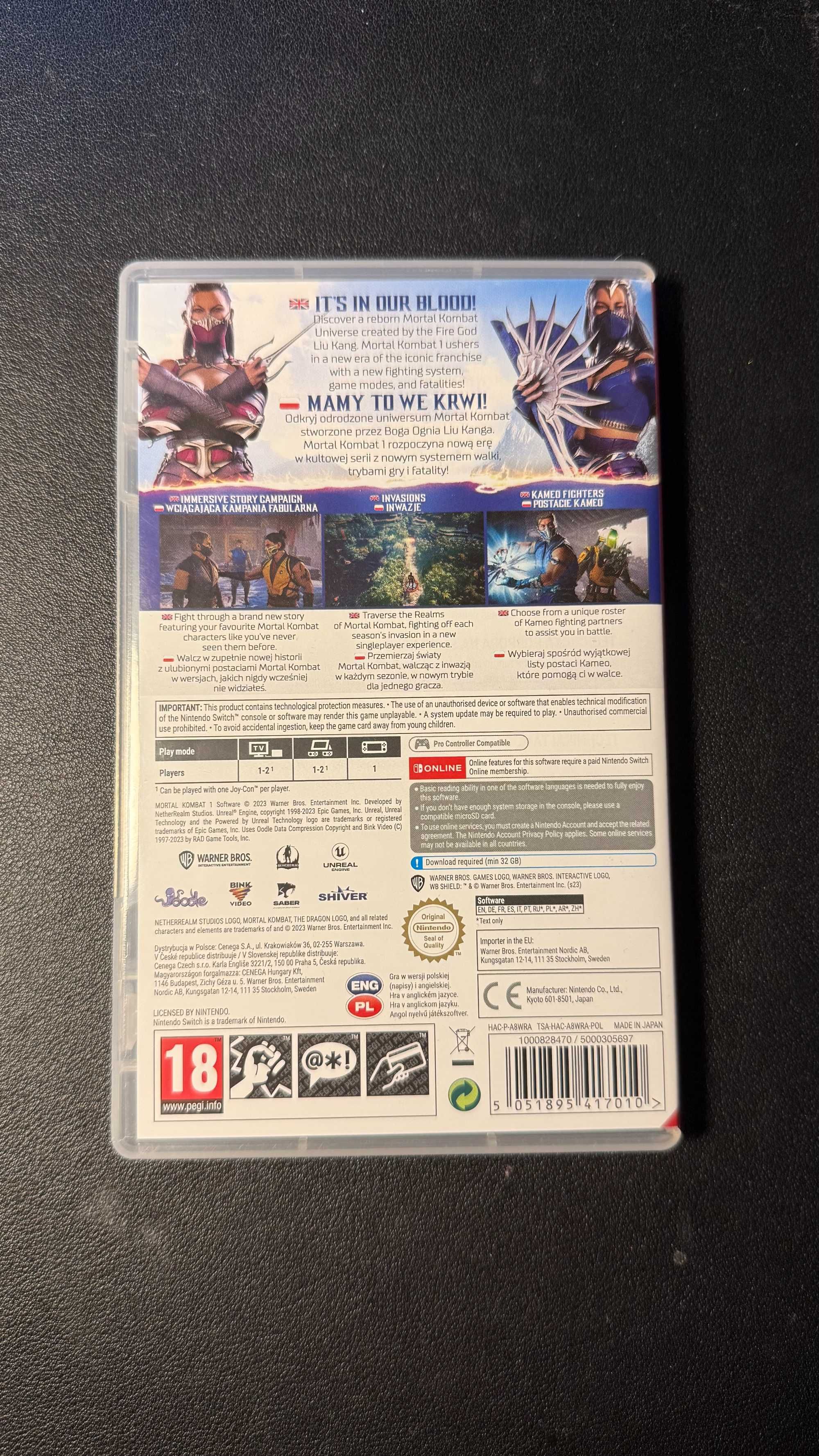 Mortal Kombat 1 / Nintendo Switch