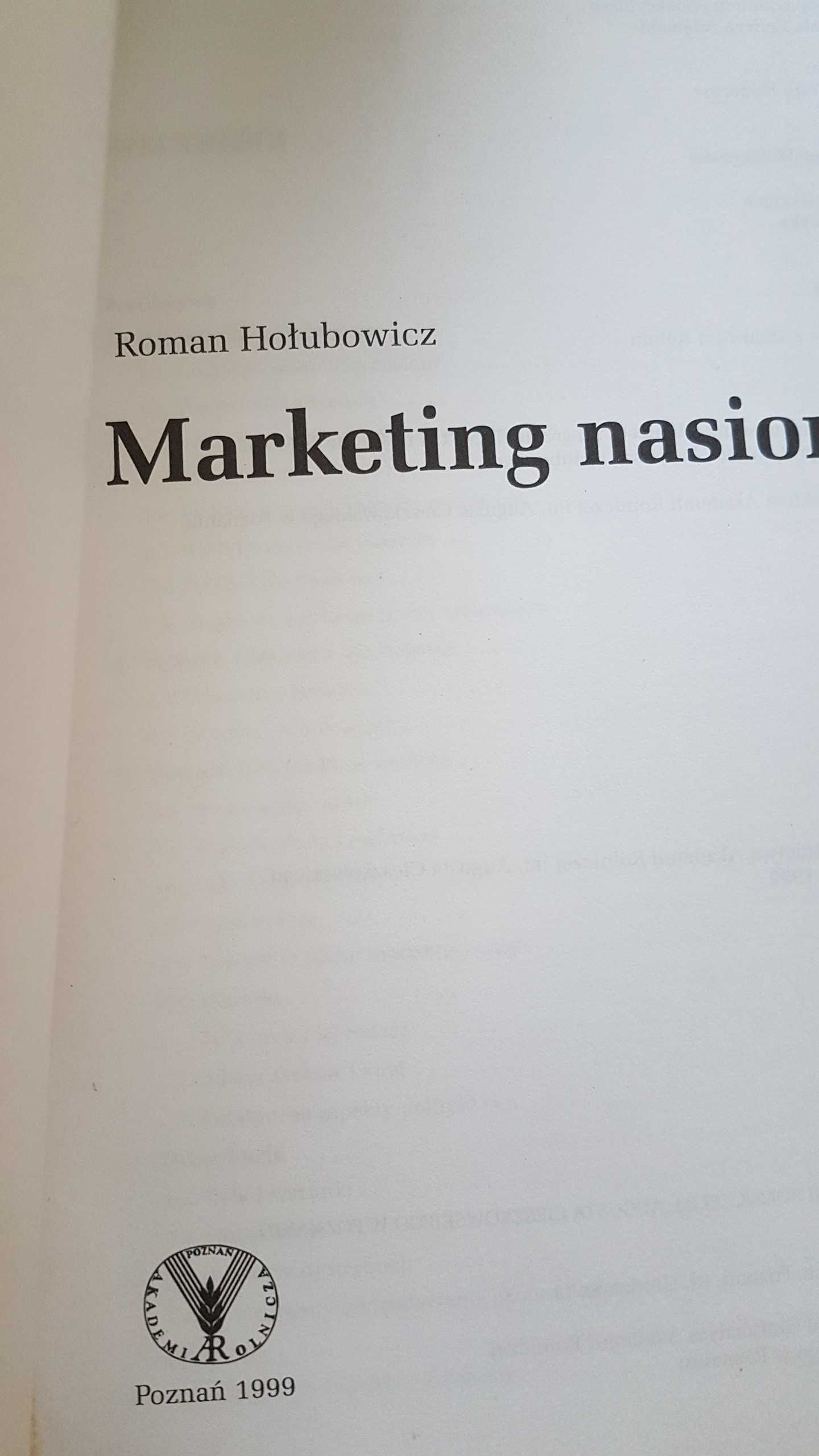 Marketing nasion NOWA R. Hołubowicz skrypt