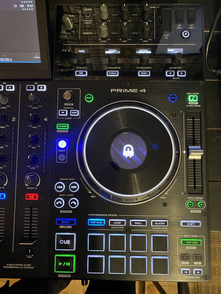 Denon Prime 4, DJ контроллер all-in-one
