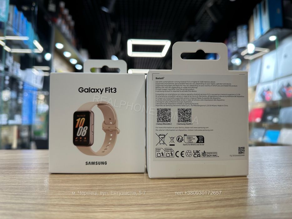 Фітнес-браслет Samsung Galaxy Fit3 Pink Gold (SM-R390NIDA)