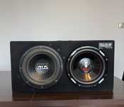 Car audio subwoofer+wzmacniacz