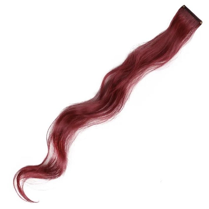 Волосы трессы на клипсах волосы красные яркие
