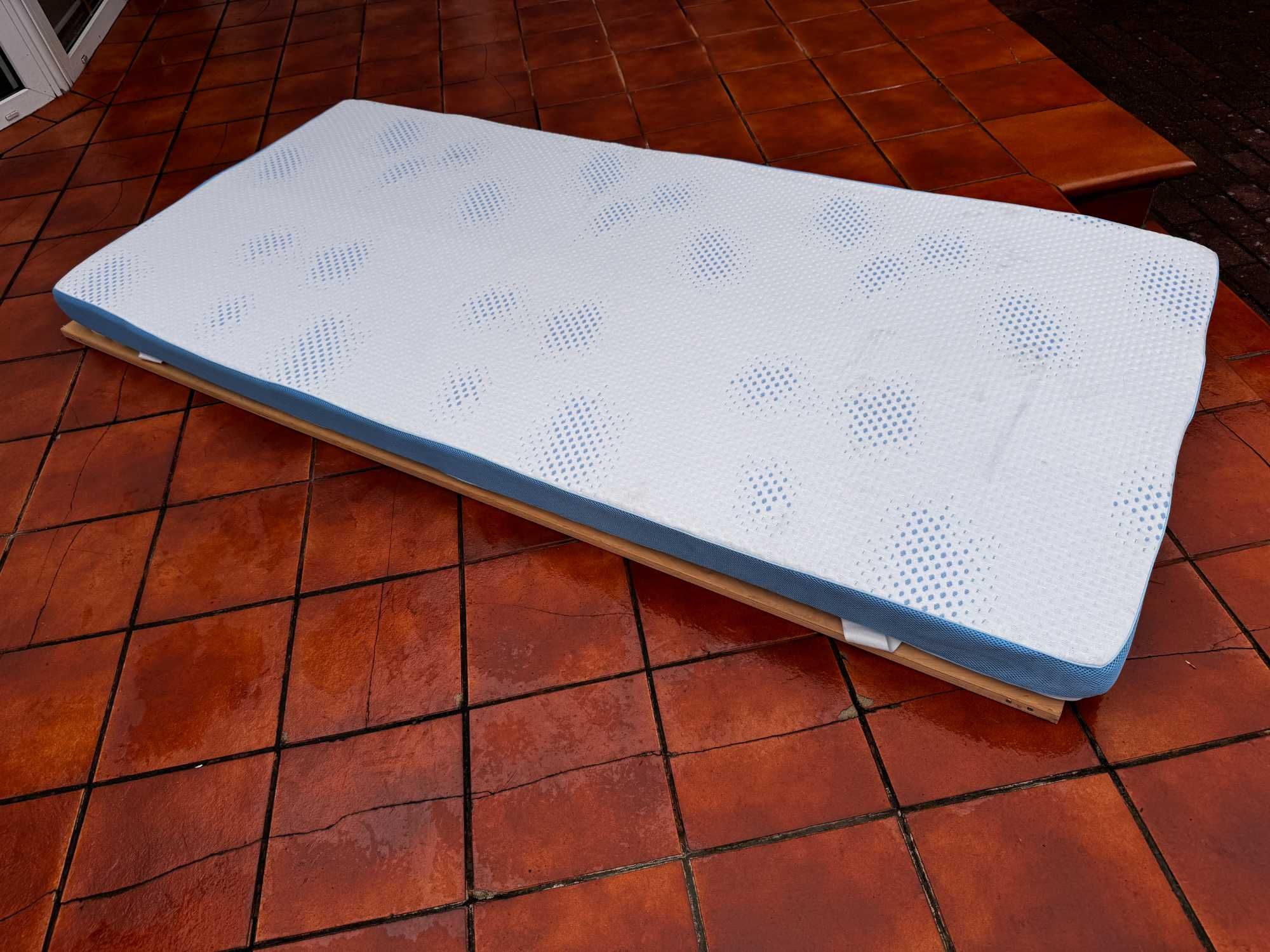 materac top nakładka na materac kanapa wersalka 90x200 wys. 8 cm