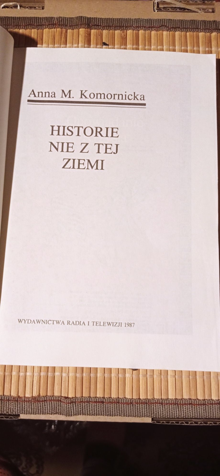 Anna M. Komornicka "Historie nie z tej ziemi"